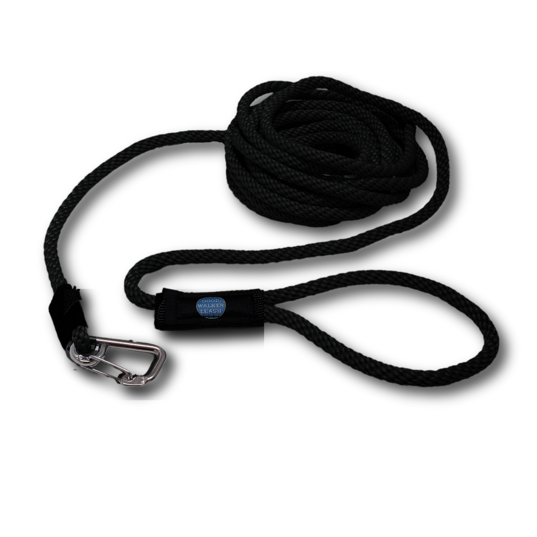 Good Walker Beach & Lake Leash - Regular, Black