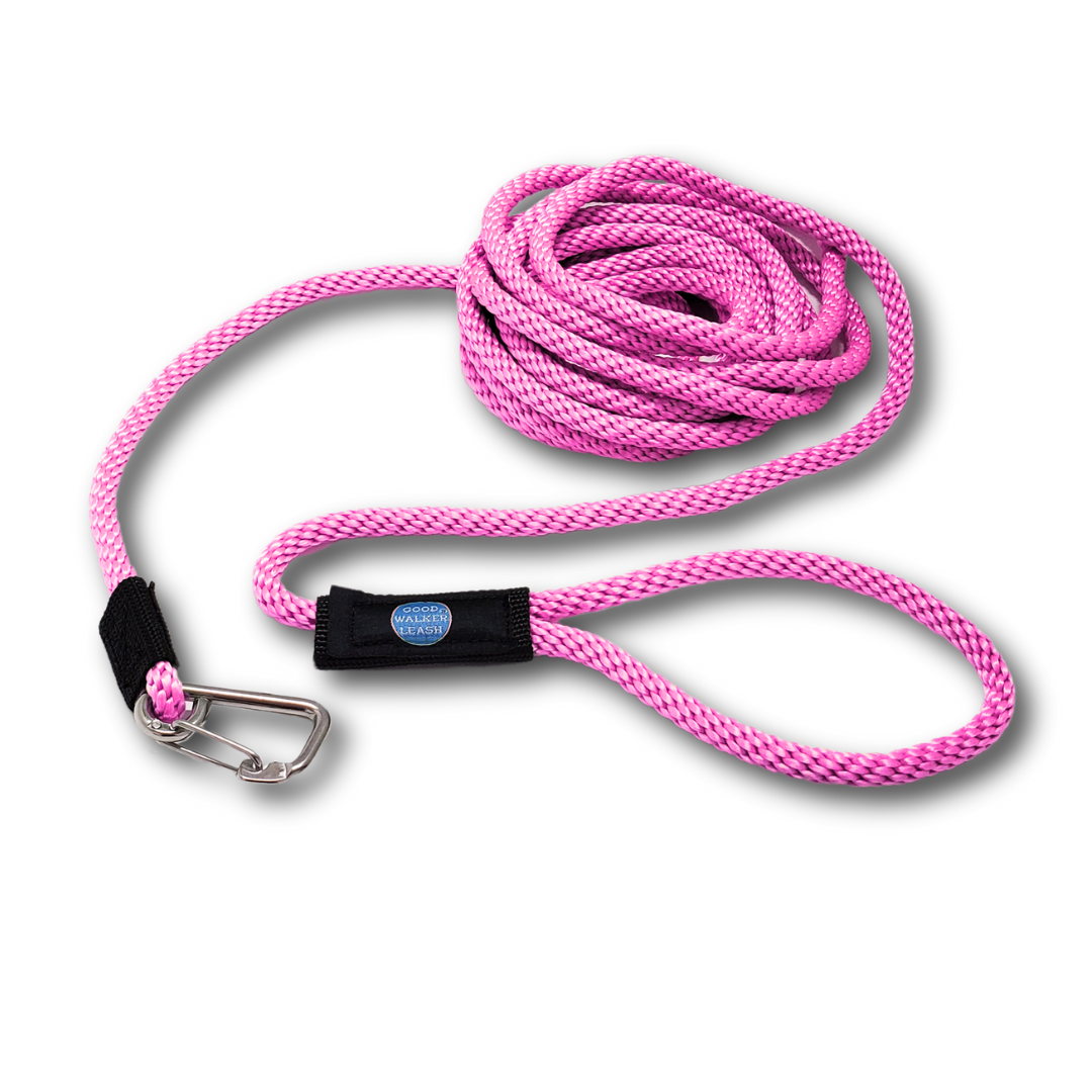 Good Walker Beach & Lake Leash - Regular, Hot Pink