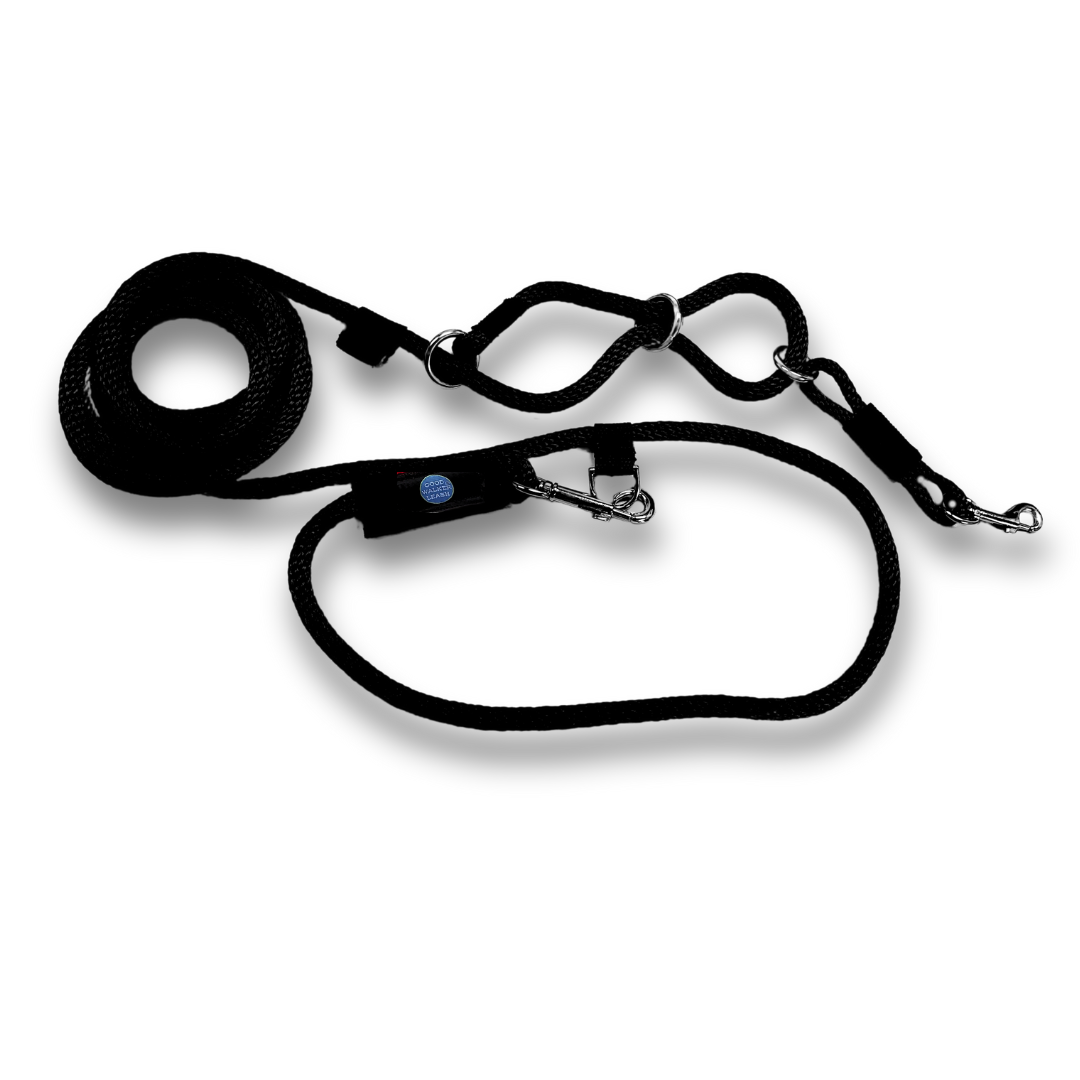 Good Walker Hands-Free Leash - Regular, Black