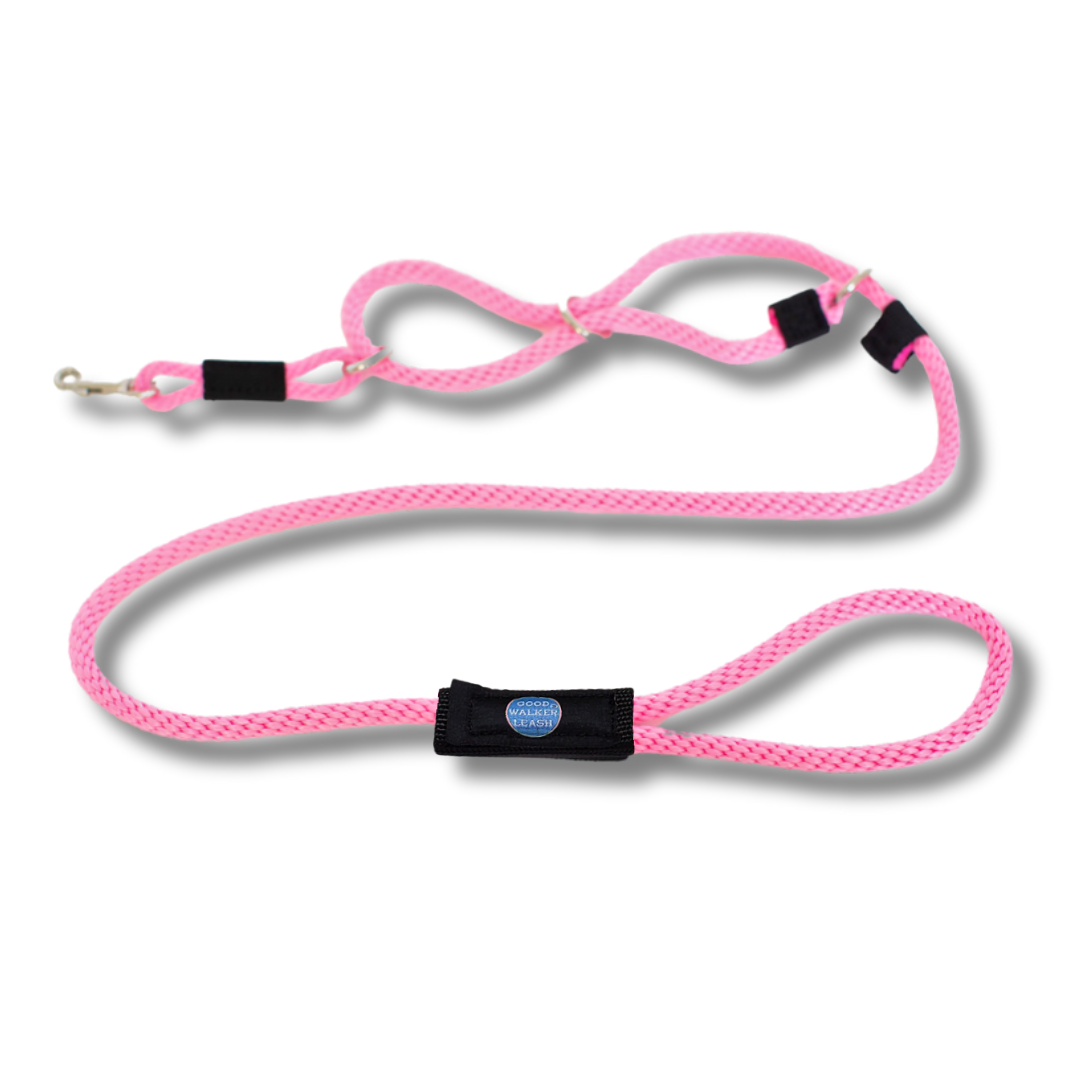 The Good Walker Leash - Regular, Hot Pink